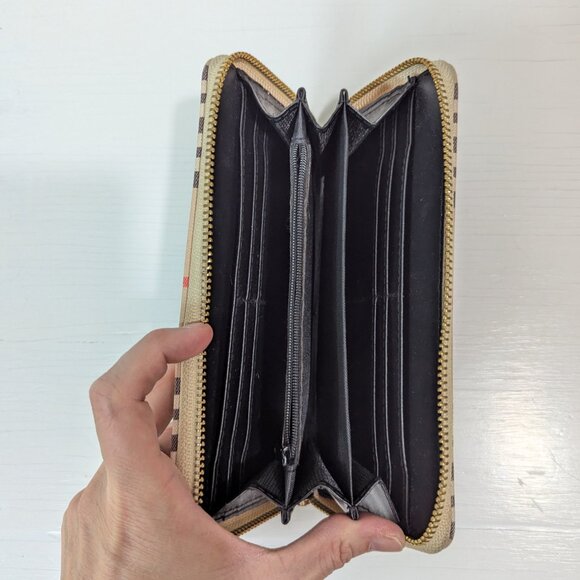 Burberry Multicolor Zipper Wallet - Picture 3 of 3